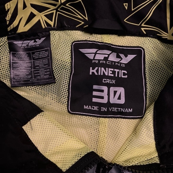 Fly Racing Kinetic Mesh Lined Riding Pants Size 30 - Picture 3 of 8